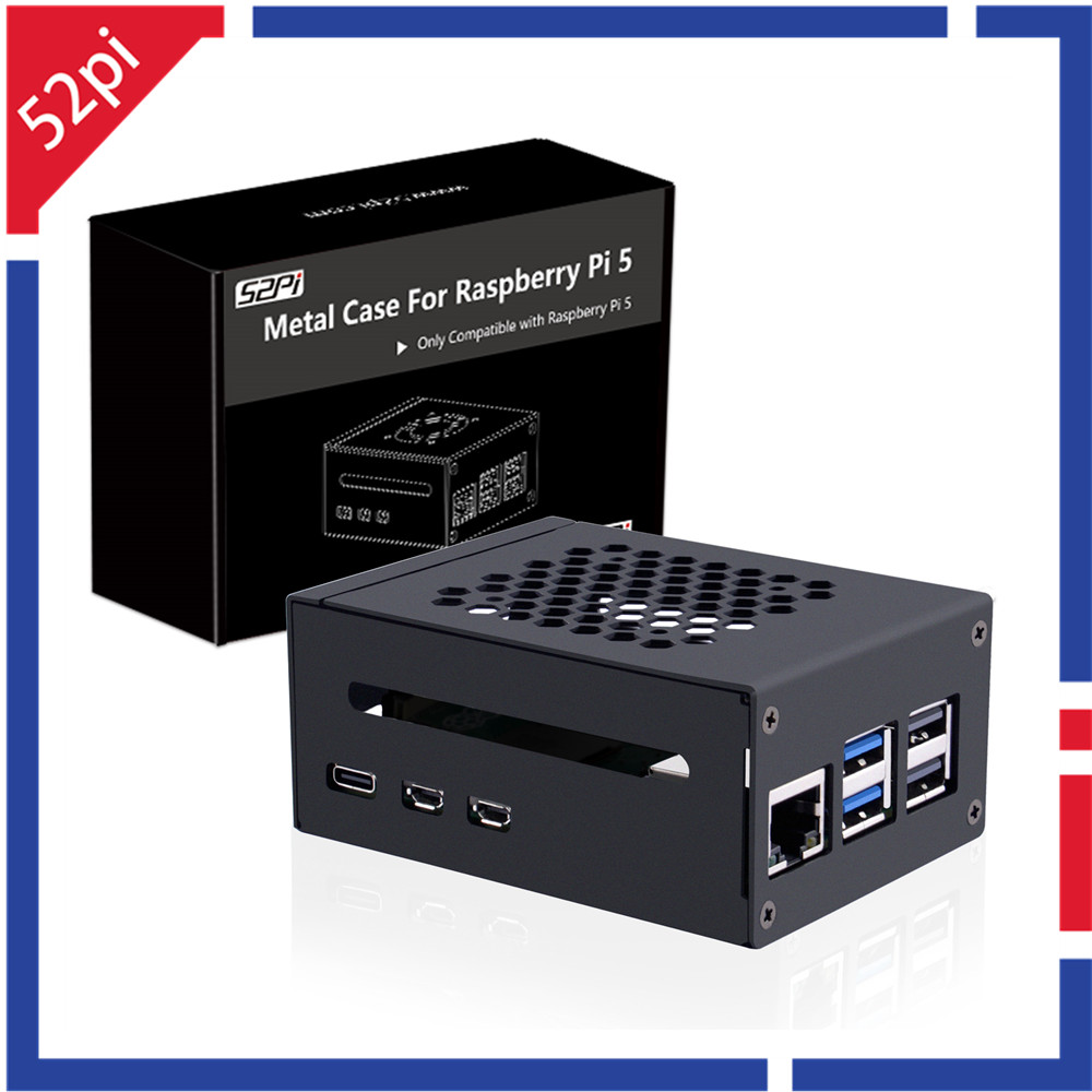 Argon One V3 M.2 Nvme Case - Металлический корпус 52Pi Raspberry Pi 5,