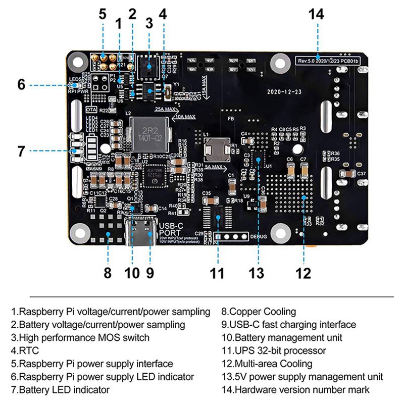 AA08-2X для Raspberry Pi 4, бл – обзор и цена Raspberry Pi Uninterrupted Power Supply Ups 18650