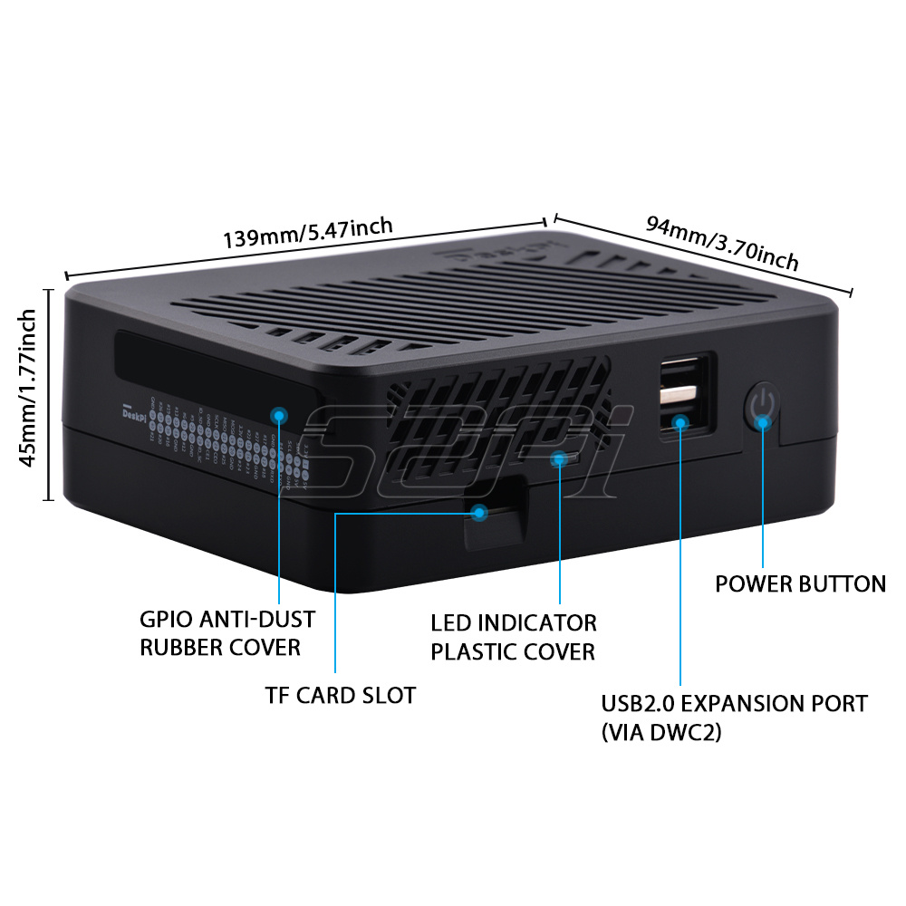 Корпус 52Pi DeskPi Lite NAS с  – обзор и цена Argon One V3 M.2 Nvme Case